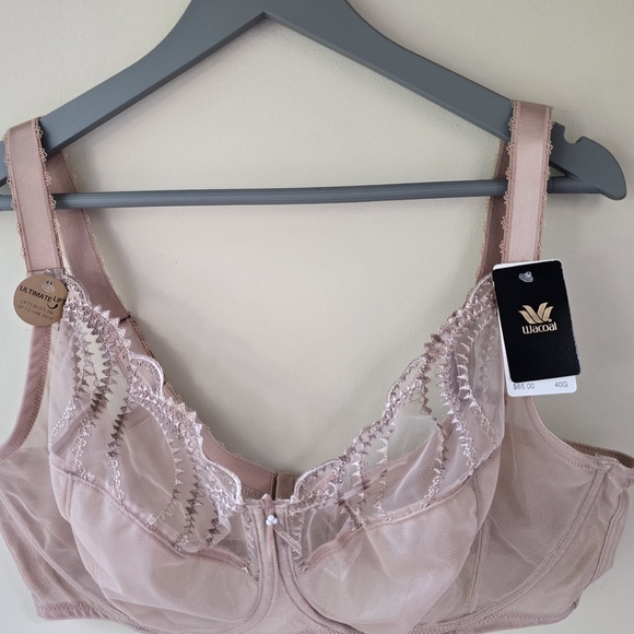 Wacoal Other - Wacoal Ultimate Lift Women's Sheer Lace Bra - Beige